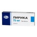 LYRICA. 75 mg. 14 capsules
