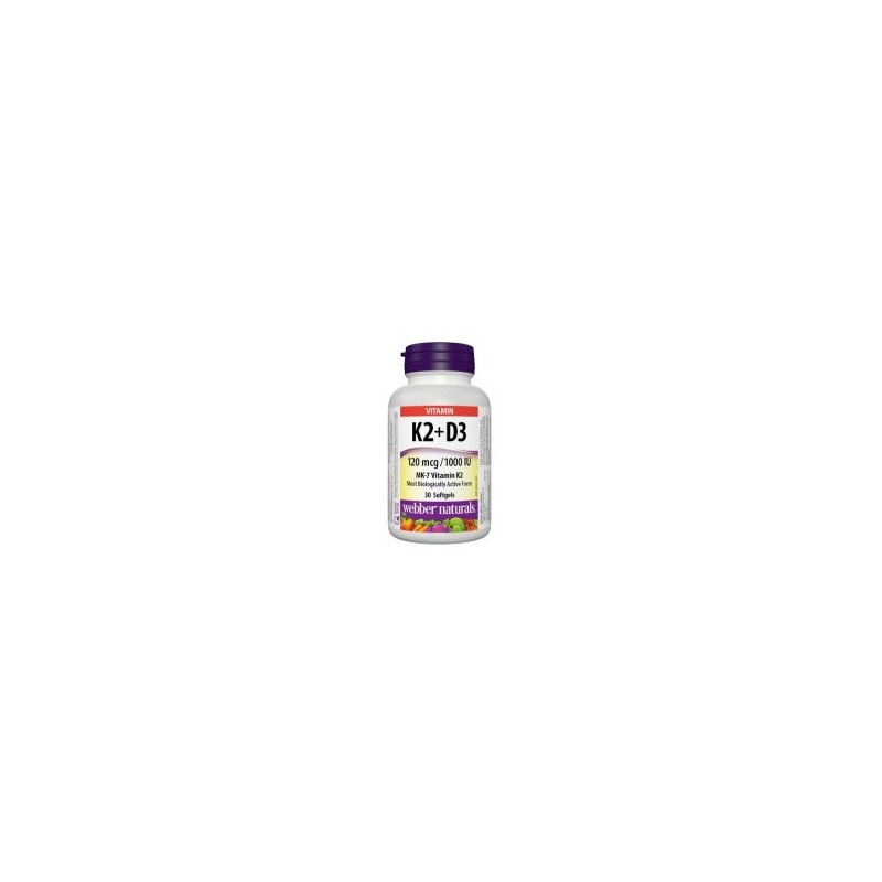Vitamin K2 D3 1000 IU. 30 capsules