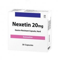 Nexetin 20 mg. 30 capsules