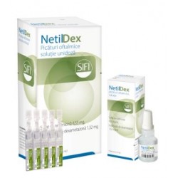 Netildex eye droops 20 vials