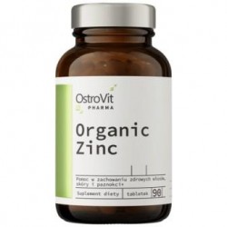 Organic Zinc 15 mg. 90 tablets