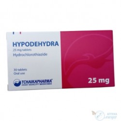 Hypodehydra 25 mg. 30 tablets